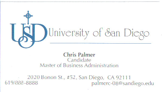 MBA Business Card