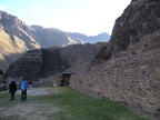 Walking Along the Base of Ollantaytambo