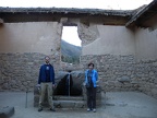 We're at a fountain in Ollantaytambo!
