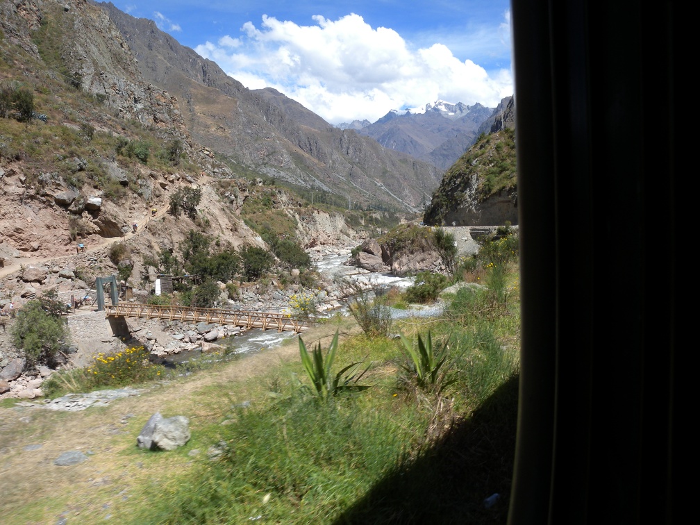 Traveling by Train to Aguas Calientes