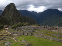 Waynapicchu over Machu Picchu