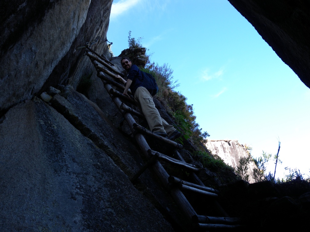 Chris on a Ladder