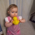 Lilly with Duck
