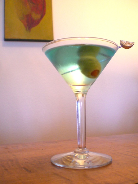 We all bought Bombay Sapphire for the pretty blue bottle. Now it's time to move up to the pretty blue gin. Magellan is a tasty, aromatic gin which has the added advantage of a little iris root. It makes a ridiculously cool looking martini with a lovely taste.
I was playing with ISO settings here, and my camera did not approve. Hence having to brighten things up a bit in photoshop as well as a bit of pixelation. flickr-ginsnob-303811615.jpg
