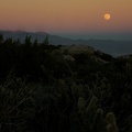 Moon over the mountains