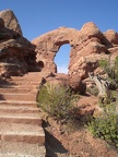 Stairs up to Turret Arch