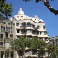 Passing shot of La Pedrera