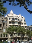 Passing shot of La Pedrera