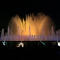 Glowing man & fountain