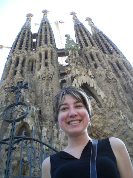 Christy at Sagrada Familia