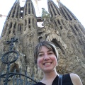Christy at Sagrada Familia