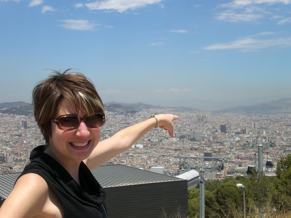 Sagrada Familia from Castle Montjuїc