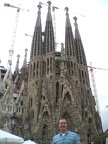 Lloyd in front of Sagrada Familia