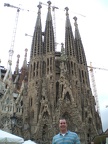 Lloyd in front of Sagrada Familia