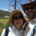 We're hiking near Dyar Spring!