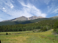 Mountain from the car