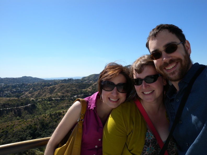 Robin, Christy and I at Griffith Park. Hollywood sign is somewhere behind us. flickr-ginsnob-4657492857.jpg