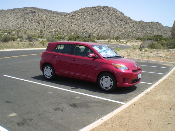 New car: meet desert!