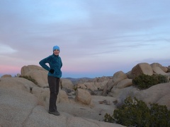 Christy Surveys the Sunset