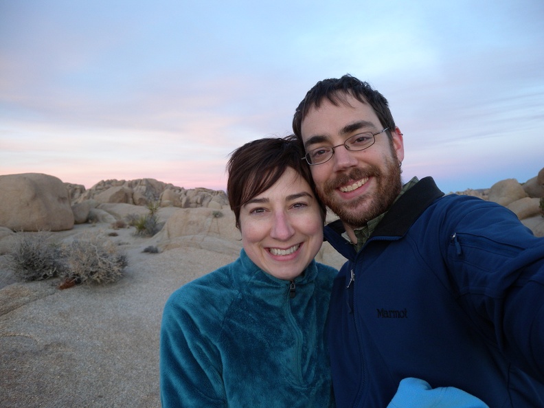 We're on the Skull Rock Trail!