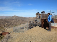 Christy overlooks the mine