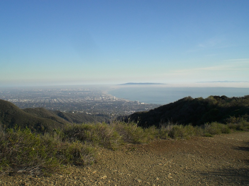 Mountain, City, Ocean