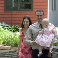 Jami, Trevor and Lilly in the Procession