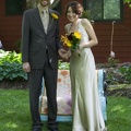 Bride and Groom As the Ceremony Begins