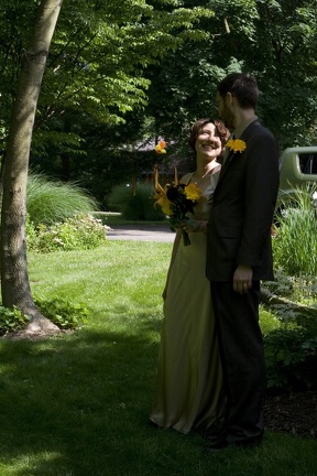 Bride & Groom in the Receiving Line