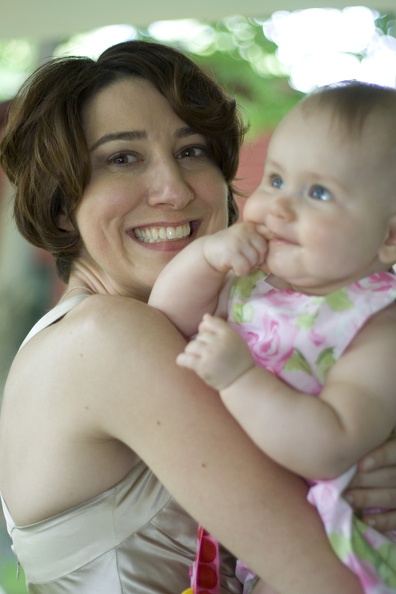 The Bride holds Lilly