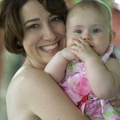 The Bride holds Lilly