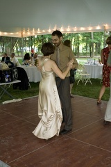 Bride and Groom Dancing