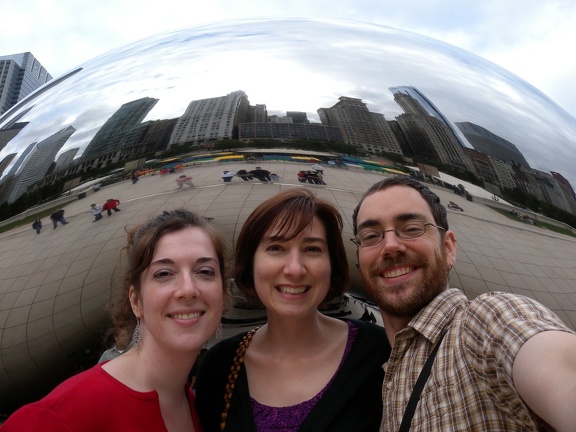 We're at the Cloud Gate in Chicago!