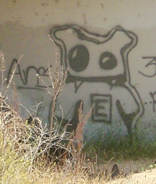 I was looking for a shortcut beneath the highway behind Fashion Valley Mall and biked past this. flickr-ginsnob-634134019.jpg