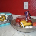 Fruit bowl in use