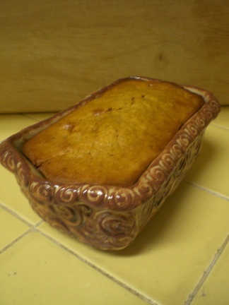 Mini Bread Pan with Pumpkin Bread
