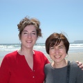 Cathy and Christy on Coronado Beach