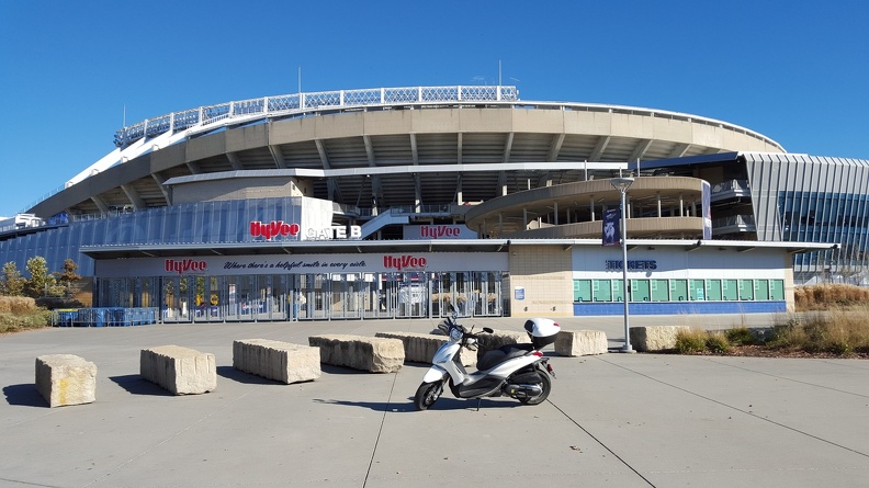 Scooter by Kauffman Stadium