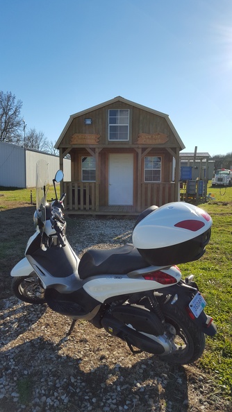 Scooter attends Cowboy Church