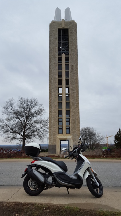 Scooter by KU Bell Tower