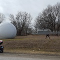 Scooter by the World's Largest Baseball