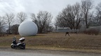 Scooter by the World's Largest Baseball