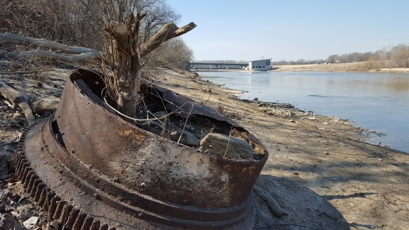 Walking by the Kansas River