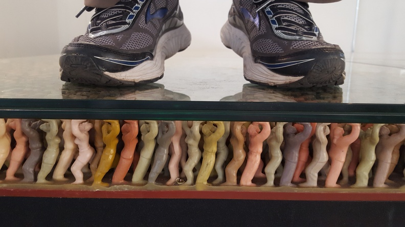 What's the best art? Art you can stand on. And precariously lean over to take a picture of without falling on to the floor in front of the museum workers who you could have just asked to take the photo but this is a way better idea. 2016-06-04 19.25.42.jpg