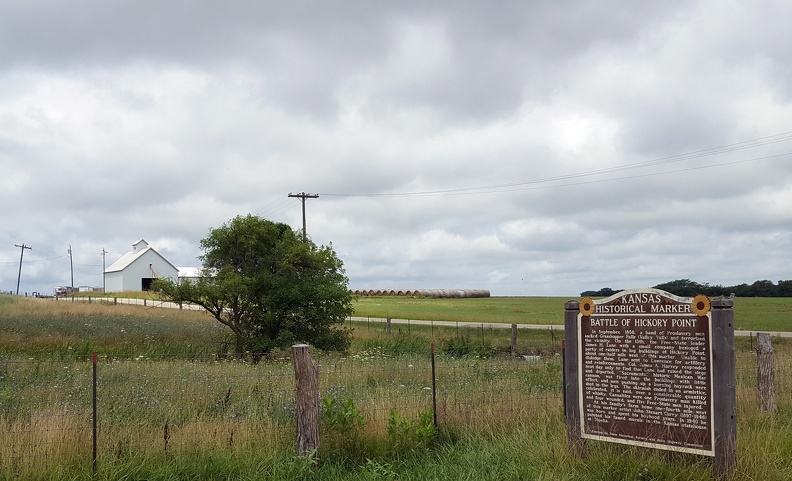 One of my favorite historical markers around. Not only was I accosted by some random preacher here in the winter, but I love examples of James Lane attempting to take on pro-slavery forces in an myriad of inept ways. 2016-07-04 13.26.11 crop.jpg