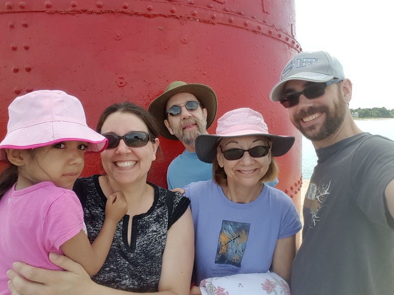 We're at the South Haven Lighthouse