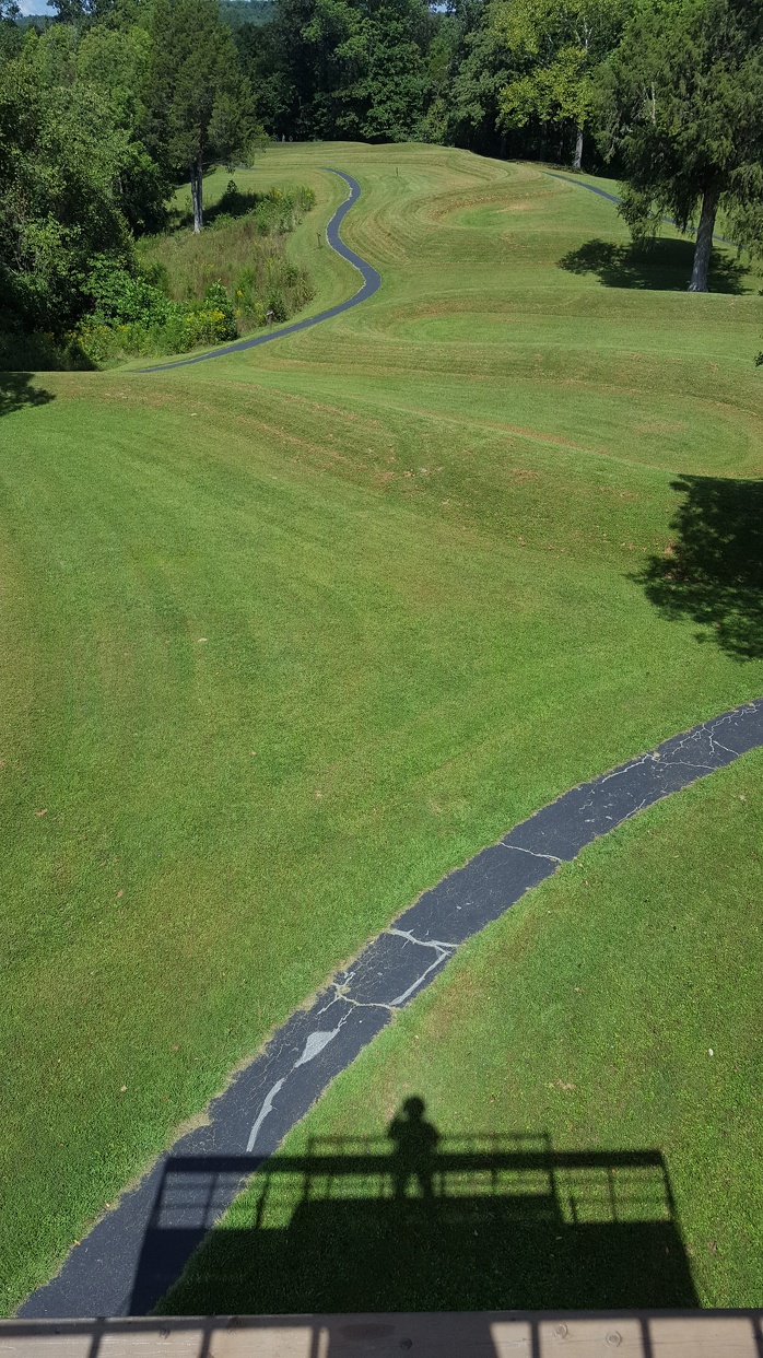 Self-Portrait at Serpent Mound
