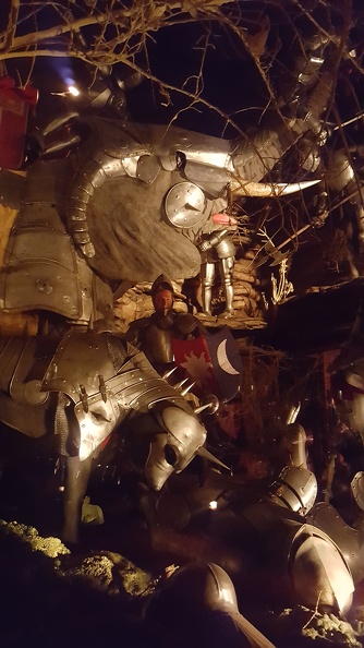What do we do with all these suits of armor? Let's stage some elaborate battle scenes. 2016-09-18 12.45.52.jpg