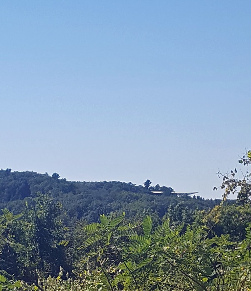 A bit down the road is a scenic view marker showing ... House on the Rock! 2016-09-18 13.38.31 crop.jpg