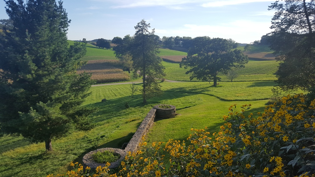 Wright incorporated various musical notes and piano imagery into this location. The grounds are beautiful.